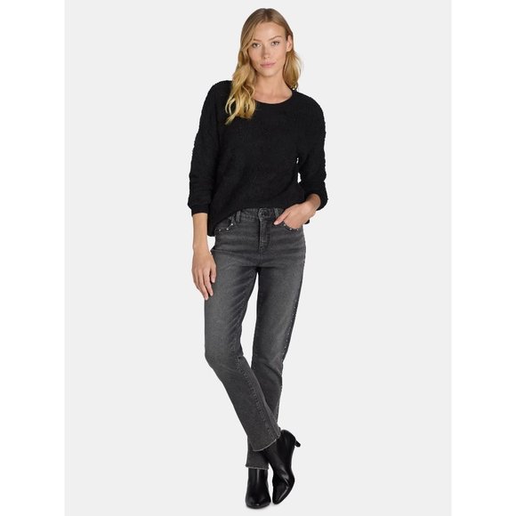 **ISO** Time and Tru Studded Side Jeans With Raw Hem (Vintage Black) Size 22W - Picture 5 of 5